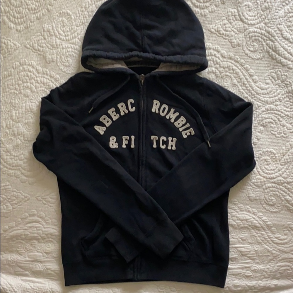 navy full zip jacket